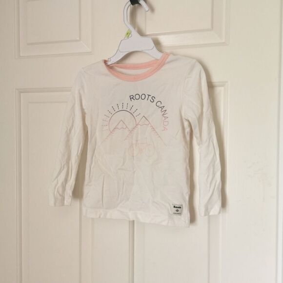 3/$20 Roots Canada girls Long sleeve shirt size 3t - Picture 1 of 6